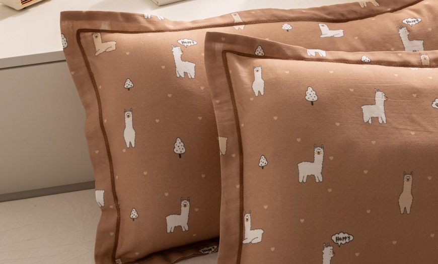 Image 3: Breathable Pure Cotton Kids Pillowcase Pair