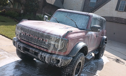 Exterior detail for sedan and coup, clean tires, rims, wash and wax - Emperor Detailing