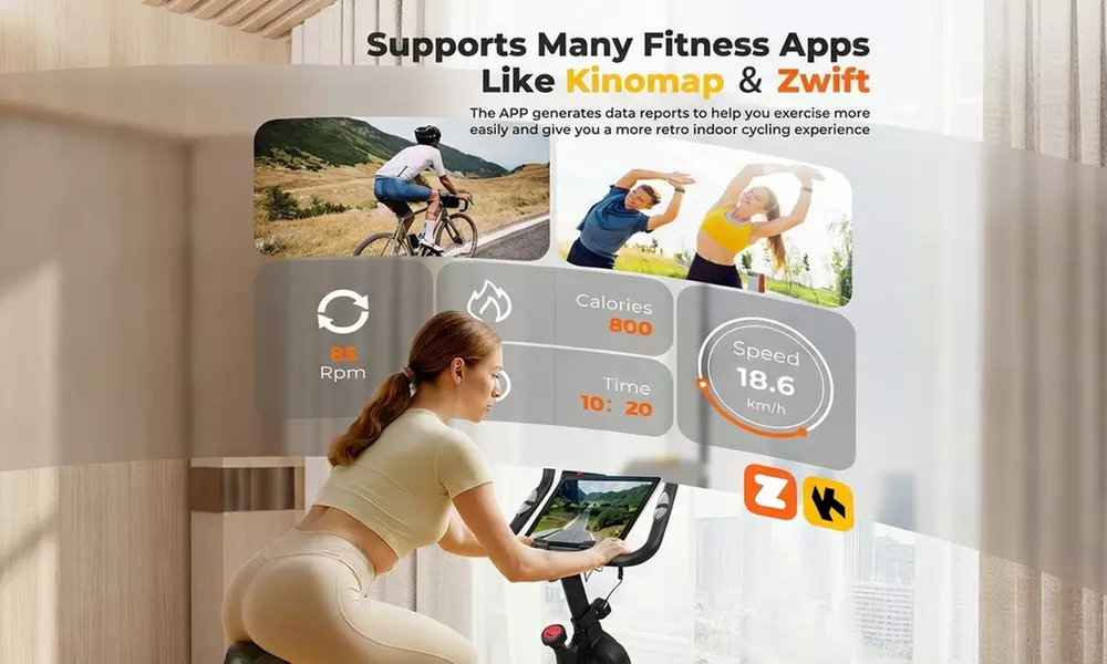 Centra Smart Indoor Exercise Bike With App Compatibility