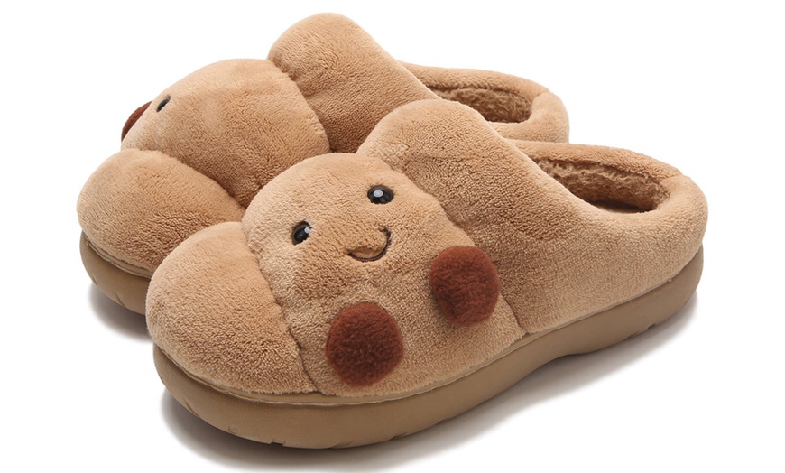 Image 6: Cosy Unisex Home Slippers with Non-Slip EVA Sole