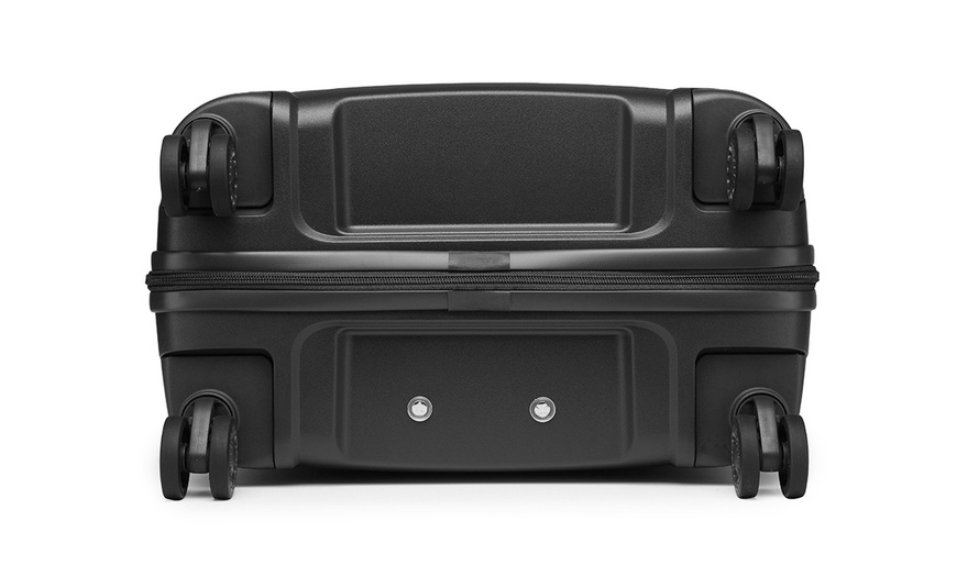 Image 7: KONO 20-inch Colourful PP Hard Shell Suitcase Hand Luggage with Lock