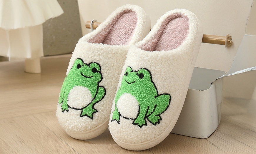 Image 13: Pet-Themed Holiday Slippers