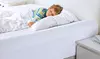 Clara Clark Memory Foam Crib & Bassinet Wedge & Bed Rail Pillow w/ Cotton Cover 