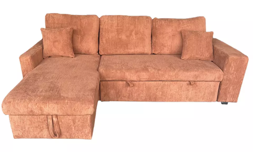 Canapé d'angle convertible Kocoon "San Diego" 4 places avec coffre