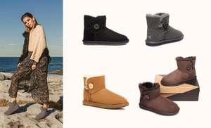 Mini Button UGG Water-Resistant Boots