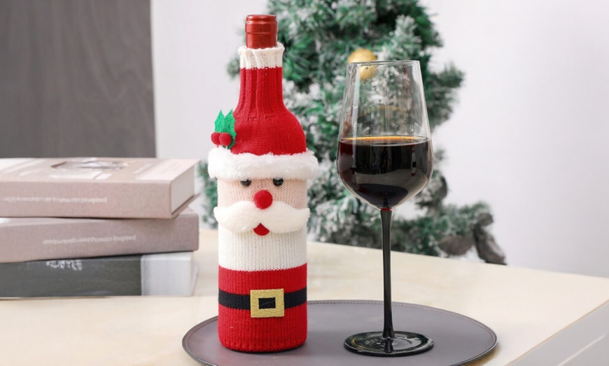 Image 3:  Knitted Wine Bottle Covers