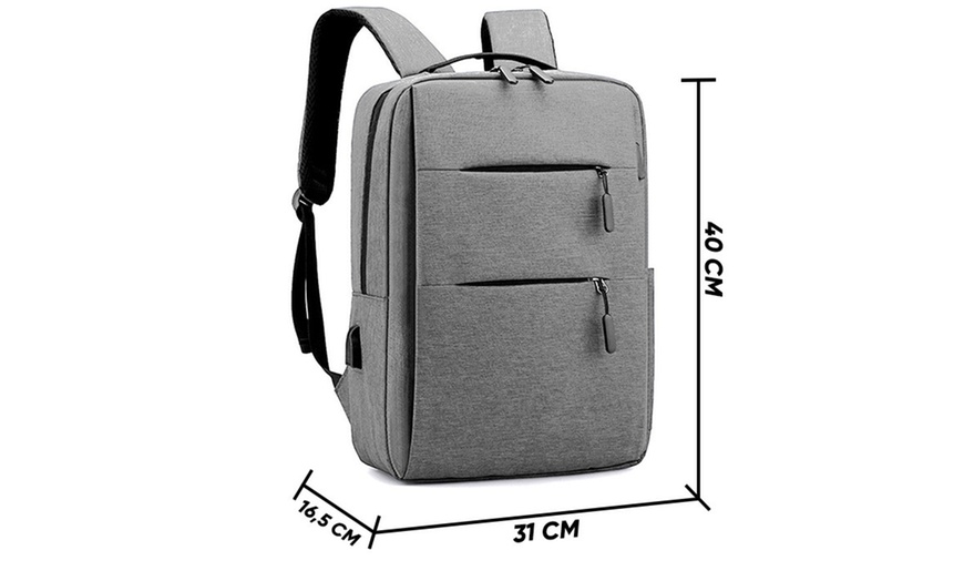 Image 7: Reise-Rucksack mit USB-Port