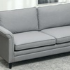Image 1: HOMCOM Modern 3-Seater Sofa