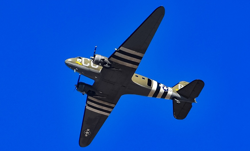 Image 3: 30 or 50 Min WWII T-6 Airplane Flight with Museum Tour for One Person