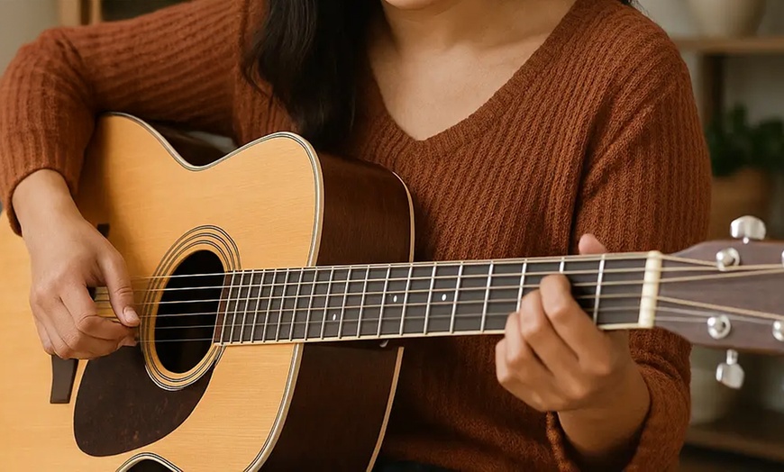 Image 1: Flexible Private Guitar & Drum Classes – In-Home, Studio or Online