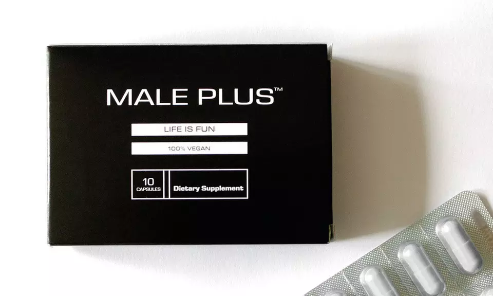 Geef je lichaam een boost met 'Male Plus': 10 of 20 capsules met natuurlijke ingrediënten (tot 49% korting) - Primary Image