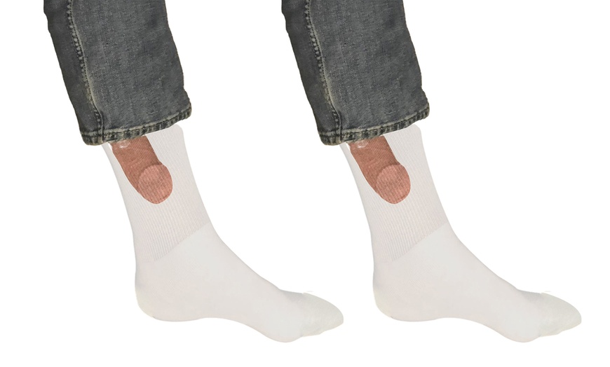 Image 7: One or Two Pairs of Show off Funny Socks