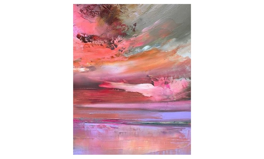 Image 9: Erschaffe dein eigenes abstraktes Kunstwerk: Malevent für 1-2 Personen