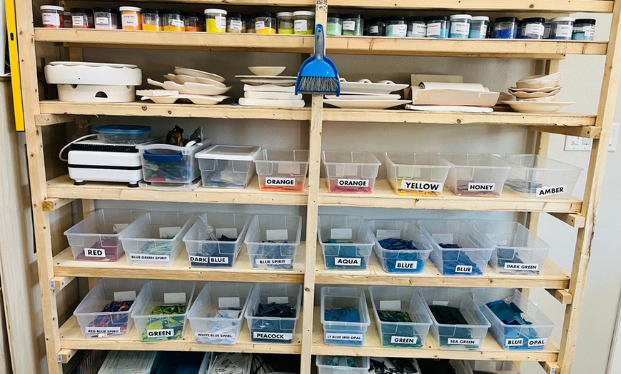 Image 3: Fused Glass Class For One or Two / 6 Session Of Fused Glass Classes