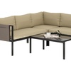 Image 3: Outsunny Five Seater Garden Corner Sofa Set