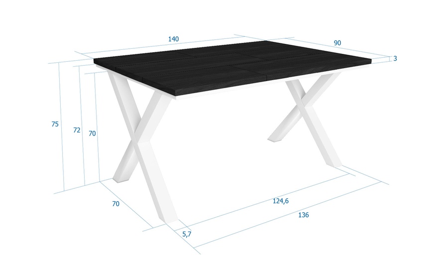 Image 13: Table en bois style rustique