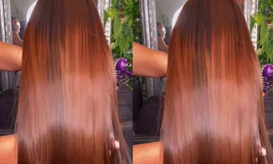 Image 2: Alisado de keratina orgánica con corte de puntas