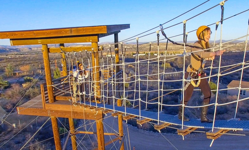 Image 2: Soar Above Wildlife on a 2-Hour Predator Zipline Experience