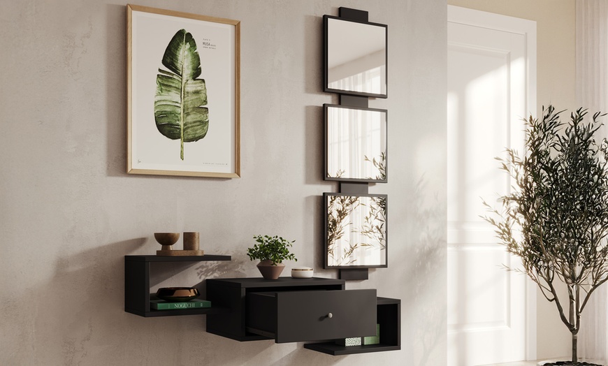 Image 6: Meuble d'entrée "Neo" avec tiroir et miroir