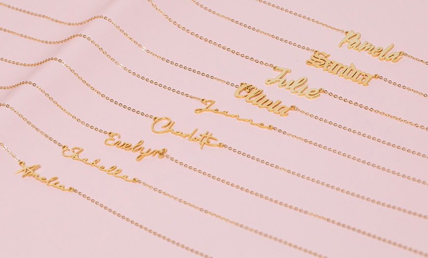 Image 6: Custom Projection / Name / Photo Necklace