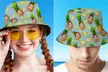 Personalisierter Sommer-Sonnenhut mit Foto-Symbol-Aufdruck von Justyling (bis zu 80% sparen) - Second Medium