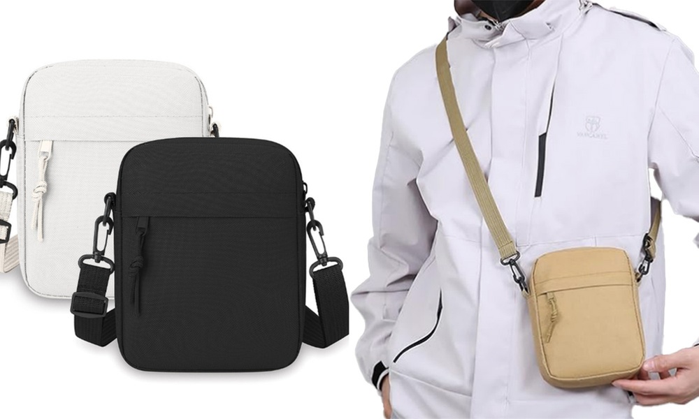 Unisex Oxford Cloth Crossbody Bag - Adjustable Strap, Water-Resistant