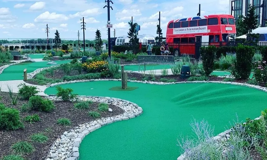 Experience 18 Holes of Sky-High Mini Golf with Views of Tysons!