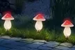 Set of Three or Six Warm White Solar Mushroom Outdoor Garden Lights - Image 3