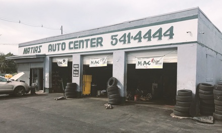 Synthetic Blend Oil Change with Tire Pressure Check - Matias Auto Center