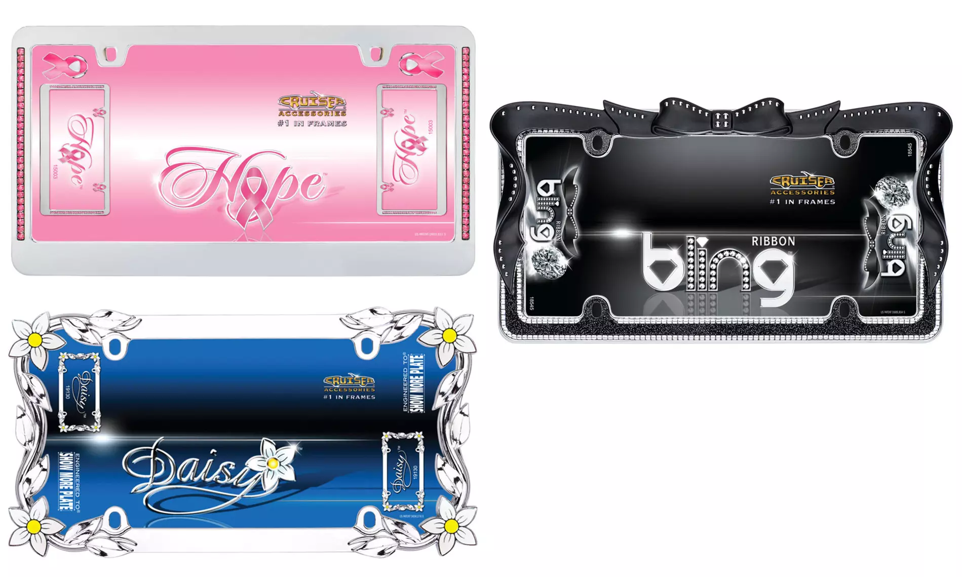 Car Cruiser License Plate Frames - Assorted Styles - Primary Image