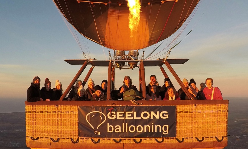 Image 1: Geelong Hot Air Balloon Flight at Geelong Ballooning