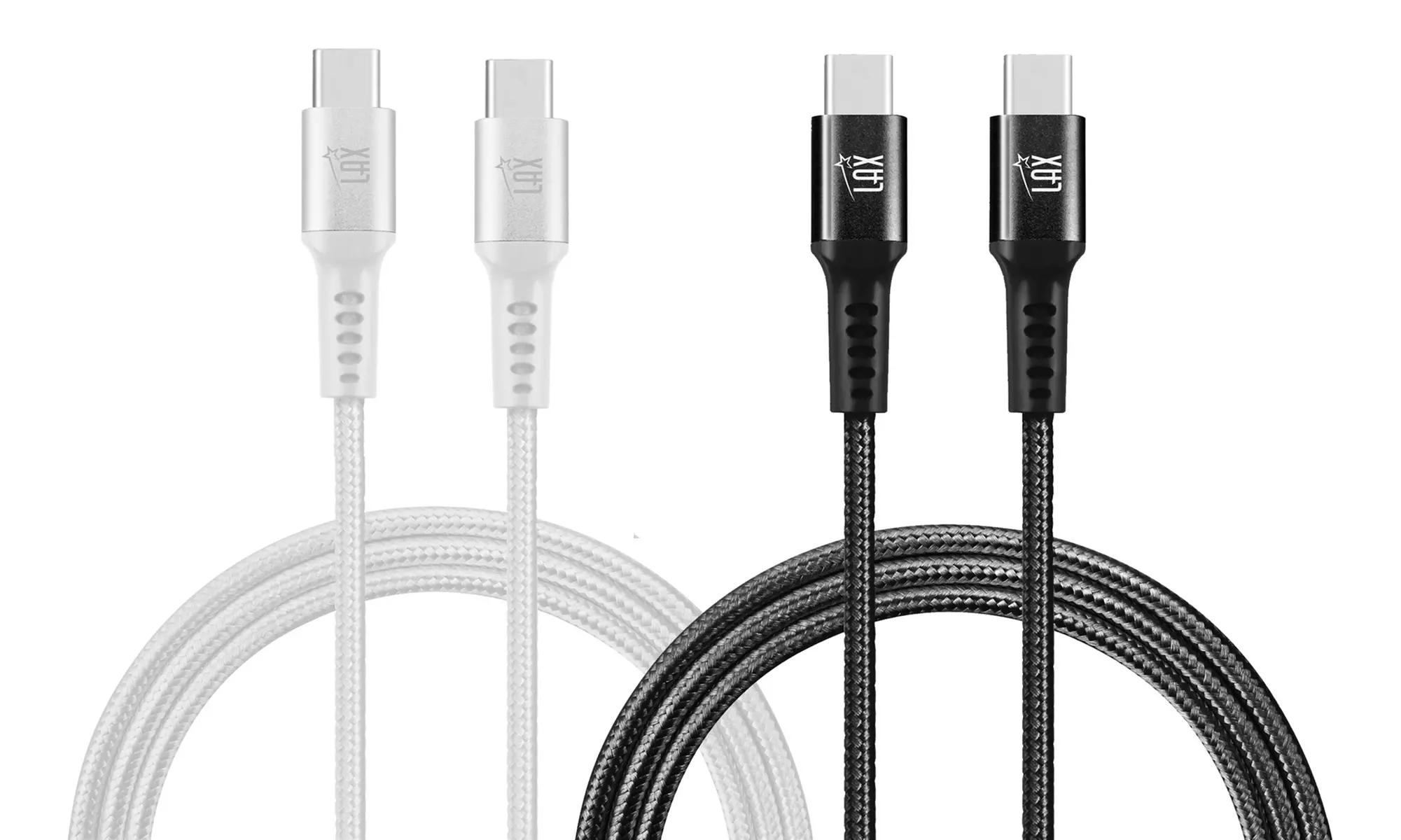 Nylon USB C to USB C Cable 6ft 60W, USB 2.0 for iPad Pro, iPad, MacBook & Galaxy