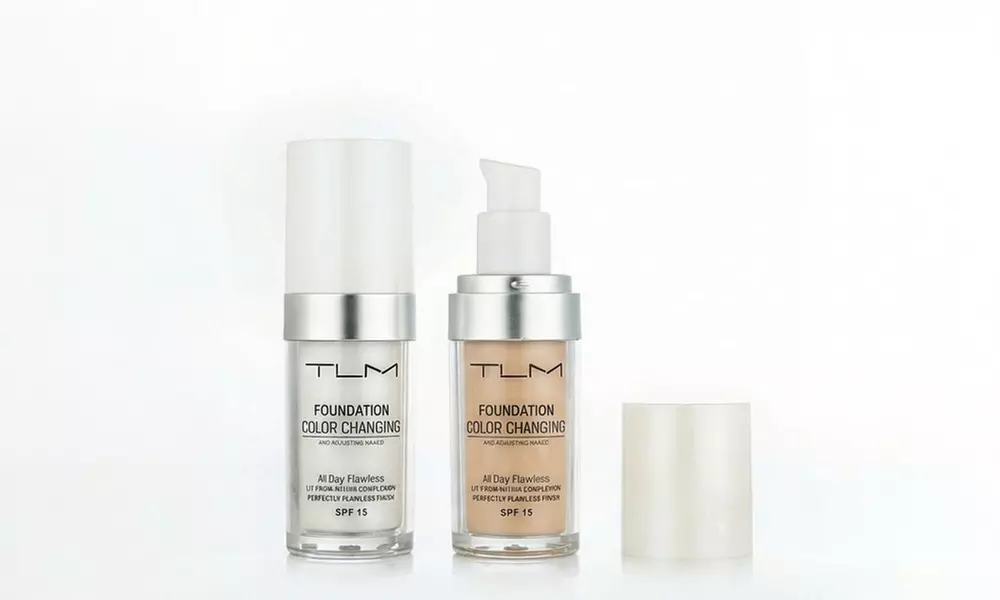 Kleurveranderende foundation van 30 ml. van het merk TLM