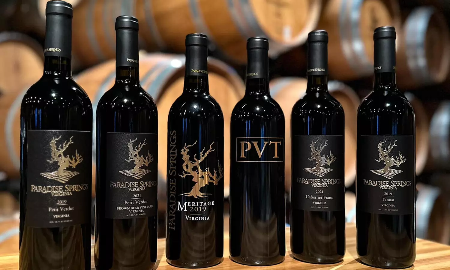 Seated Tasting for Two with Two Take-Home Wine Glasses at Paradise Springs Winery (Up to 21% Off) - Primary Image