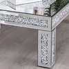 Image 3: Tiffany Diamond Crystal Mirrored Coffee Table