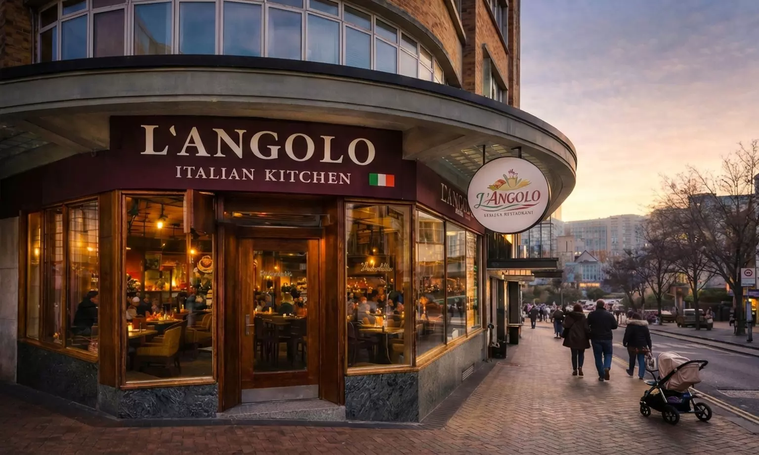 2 Course Italian Meal with Glass of House Wine, Beer/Soft Drink