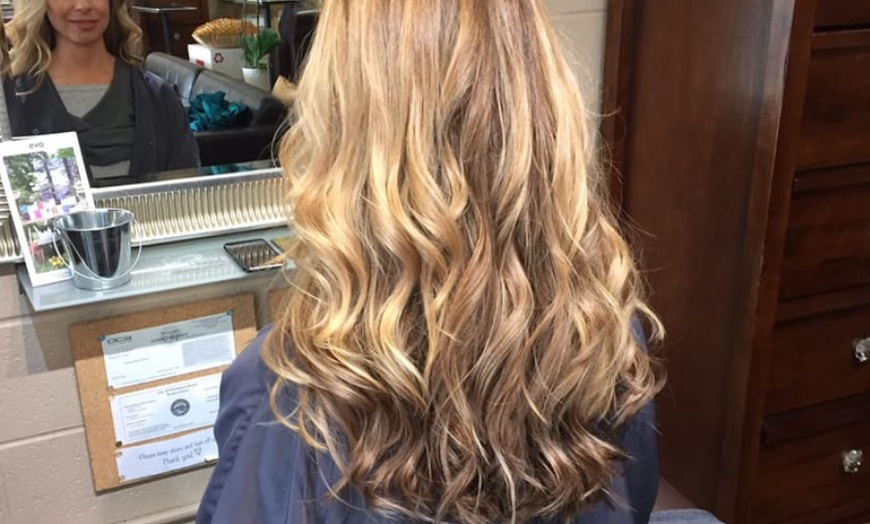 Image 2: Make ‘Good Hair Day’ Your New Normal with Partial Blonding & Blowdry
