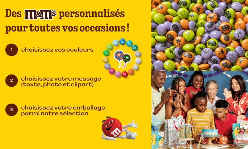 Image 2: Des M&M’s® à votre image pour une fête d’Halloween colorée