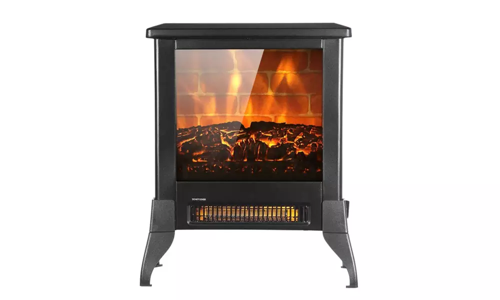 14 inch 1400w Freestanding Fireplace Fake Wood