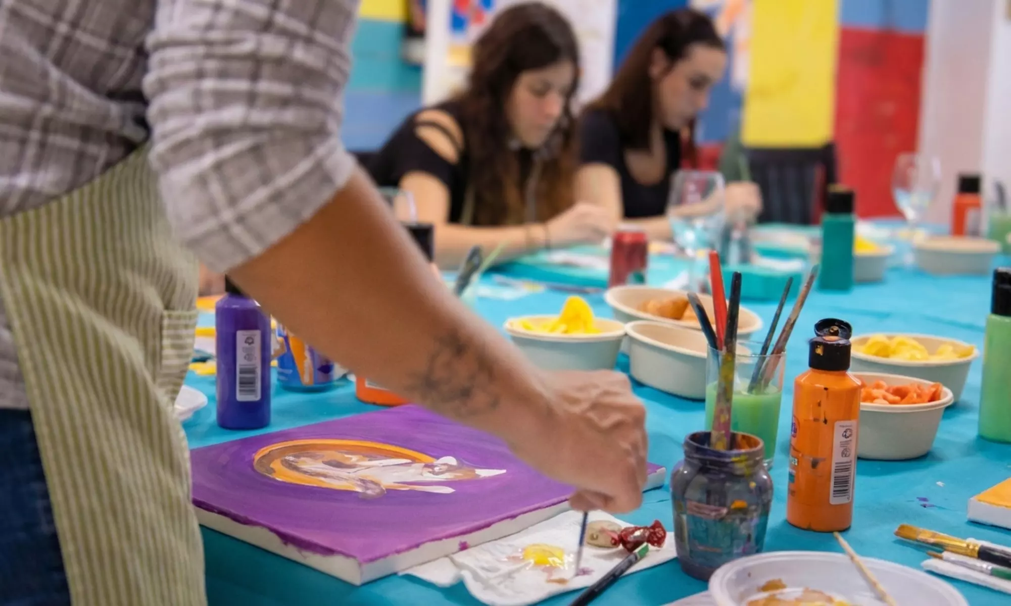 Taller de pintura con técnica a elegir para 1, 2 o 4 personas