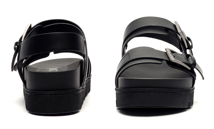 Image 4: Divaz Luxe Saphia Womens Wedge Sandals