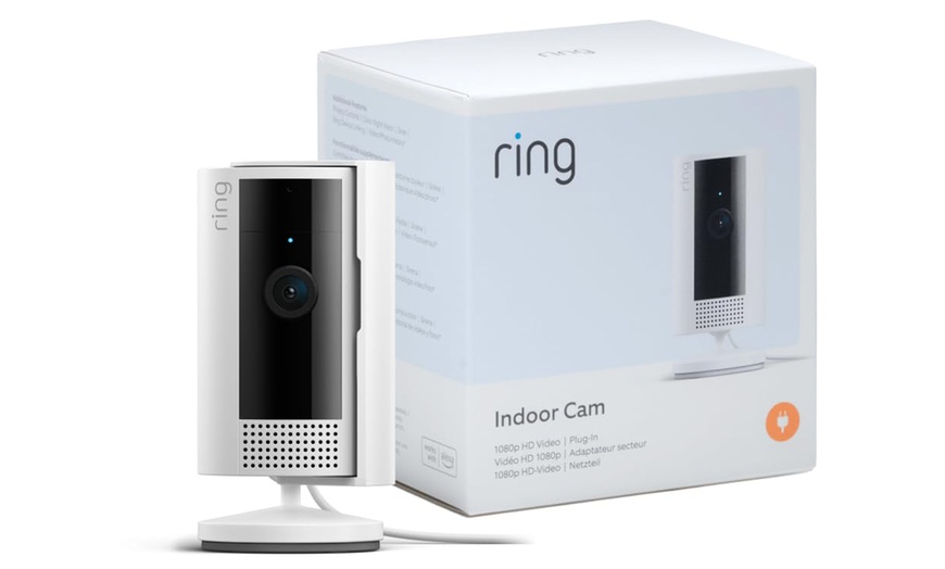 Image 3: New Ring Indoor Plug In Camera (2nd Gen) - 1080p HD Video, Two-Way Talk, Baby/Pet Monitor