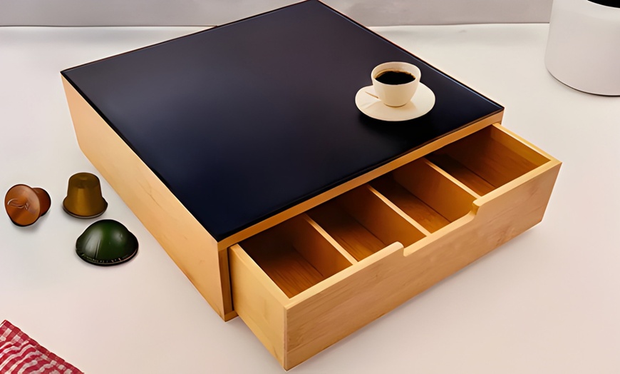 Image 1: Stijlvolle nambù organizer voor koffie en keukenaccessoires
