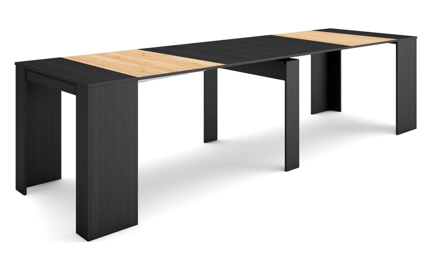 Image 18: Extendable Console Table for 6 people or up to 14 people