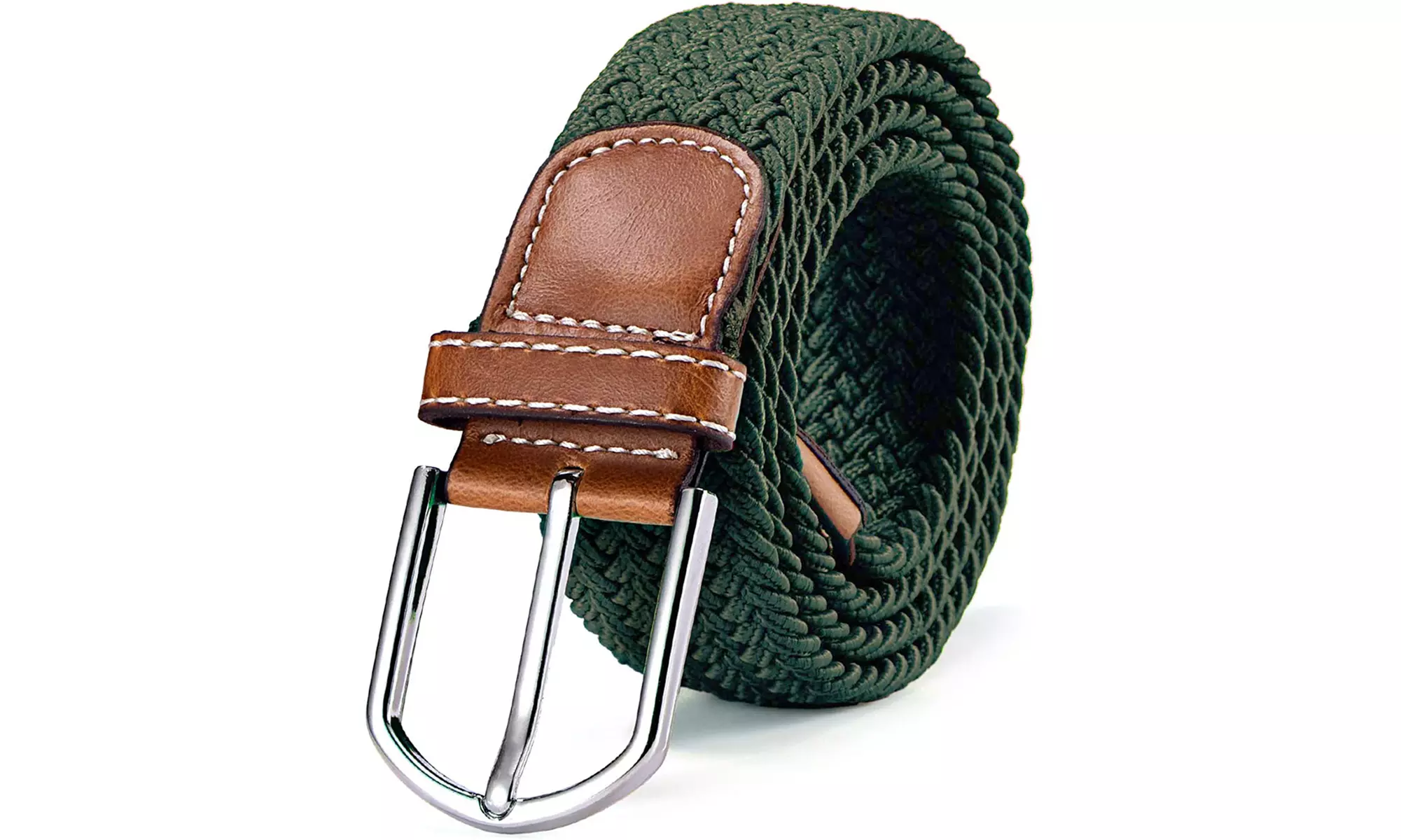 1x oder 2x geflochtener Unisex-Gürtel