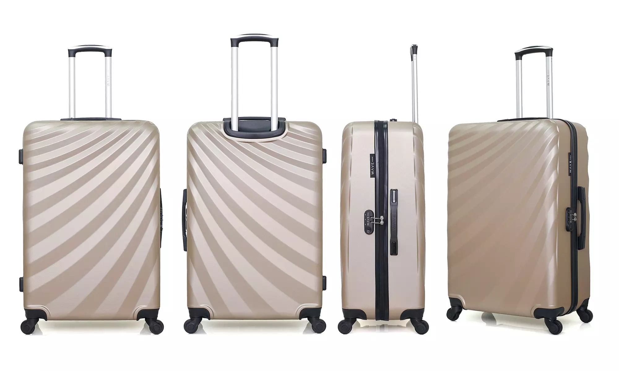 Valise en coque rigide de la marque Wave Paris et Hero