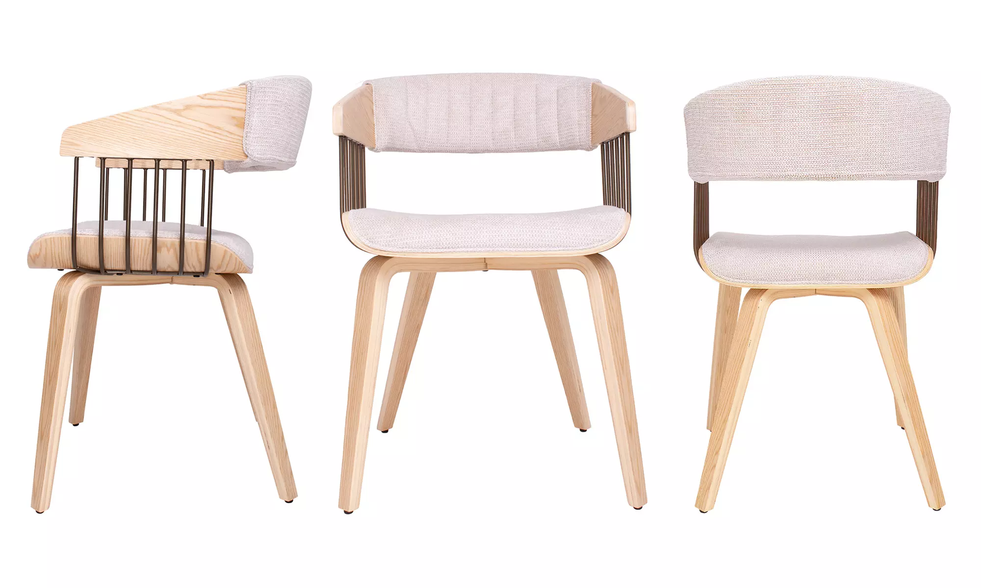 Juego de 2 sillas modelo Brema o silla modelo Austria, de Frankystar