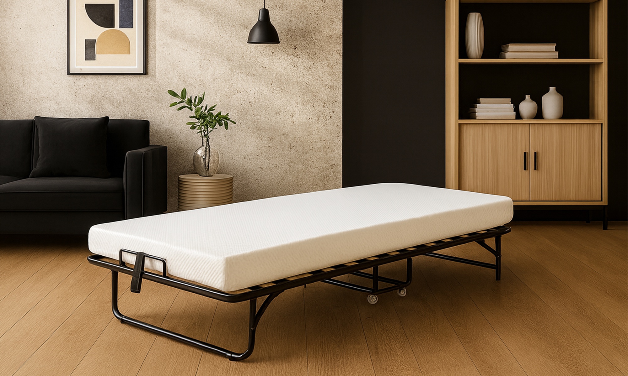 Letto con materasso in memory foam Sampur