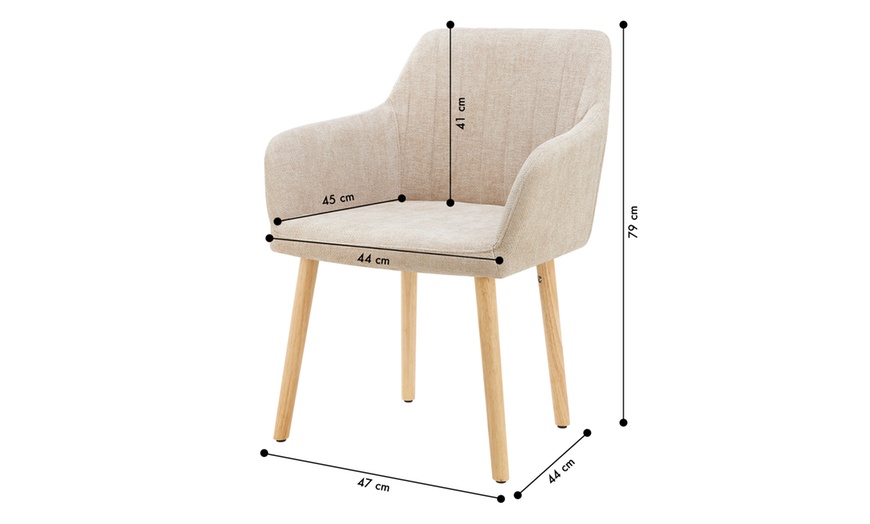 Image 13: Chaise au style scandinave