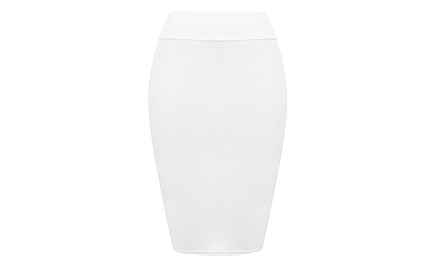 Image 7: Jersey Pencil Skirt